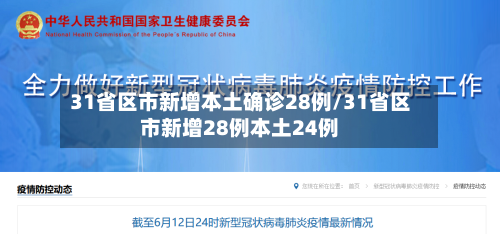31省区市新增本土确诊28例/31省区市新增28例本土24例