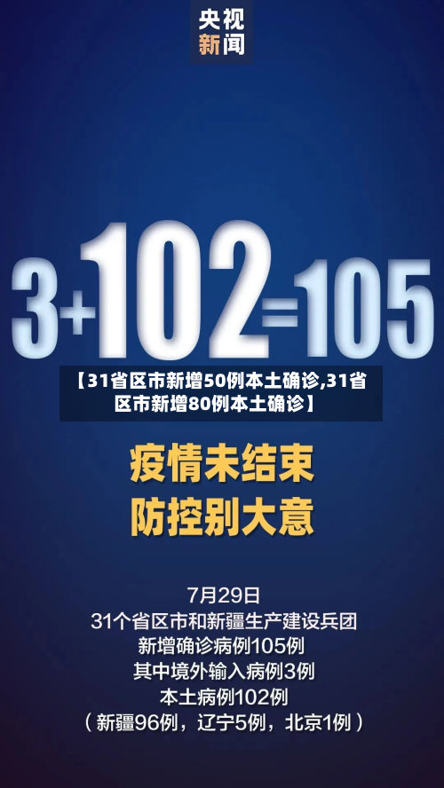 【31省区市新增50例本土确诊,31省区市新增80例本土确诊】-第2张图片