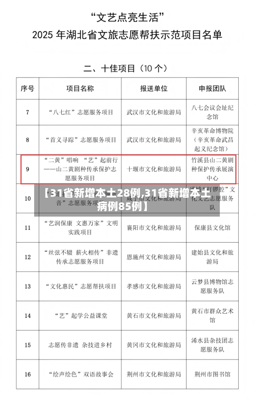 【31省新增本土28例,31省新增本土病例85例】-第2张图片
