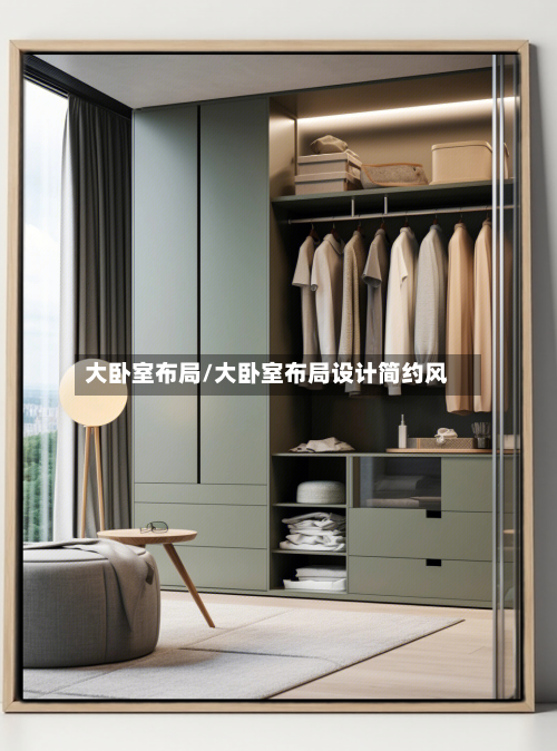 大卧室布局/大卧室布局设计简约风