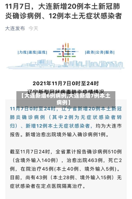 【大连新增6例病例,大连新增7例本土病例】
