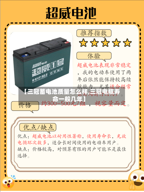 【三冠蓄电池质量怎么样,三冠电瓶寿命一般几年】-第2张图片