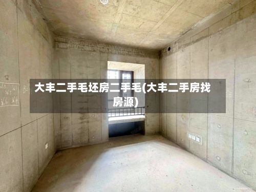 大丰二手毛坯房二手毛(大丰二手房找房源)-第2张图片