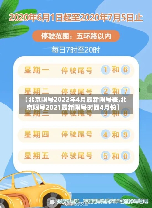 【北京限号2022年4月最新限号表,北京限号2021最新限号时间4月份】-第2张图片