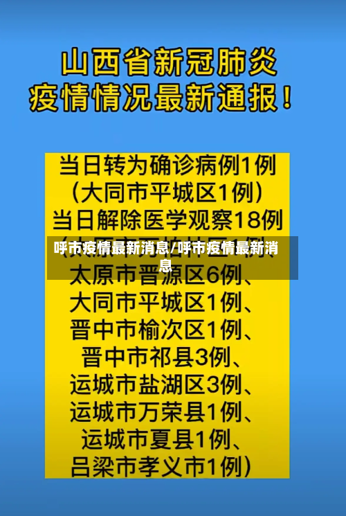 呼市疫情最新消息/呼市疫情最新消息-第2张图片