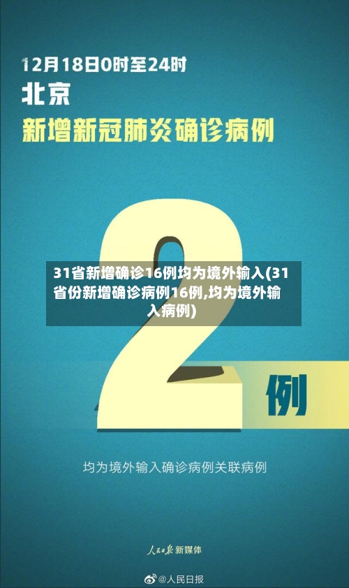 31省新增确诊16例均为境外输入(31省份新增确诊病例16例,均为境外输入病例)-第2张图片
